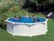 Gre Atlantis Redonda &Oslash;460 x 132cm - Piscina desmontable de acero
