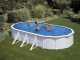 Gre Fidji Ovalada 730x375x120cm - Piscina desmontable de acero