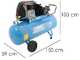 ABAC PRO A39B 200 CT4 - Compresor de aire el&eacute;ctrico monof&aacute;sico de correa - Motor 4 HP - 200 L