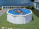 Gre Fidji Redonda &Oslash;350 x 120 cm - Piscina desmontable de acero
