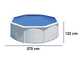 Gre Fidji Redonda &Oslash;350 x 120 cm - Piscina desmontable de acero