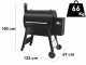 Traeger Pro 780 Black - Barbacoa de pellets