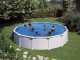 Gre Atlantis Redonda &Oslash;550 x 132cm - Piscina desmontable de acero