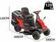GeoTech-Pro RM 75-660 CSM - Tractor cortac&eacute;sped mini-rider - Corte de 66 cm - Arranque el&eacute;ctrico