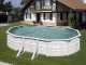 Gre Finlandia Ovalada 610x375x120cm - Piscina desmontable de acero