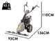 Blackstone SM 65-880 - Motosegadora monocuchilla - Motor de 196cc