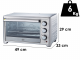 DCG MBS25 - Horno el&eacute;ctrico ventilado LT 25 1500 W