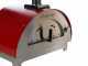 Horno de le&ntilde;a para pizza de exterior Quattro Stagioni Rojo -  para 1 pizza