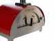 Horno de le&ntilde;a para pizza de exterior Quattro Stagioni Rojo -  para 1 pizza