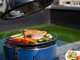 Classe InstaGrill - Barbacoa de mesa sin humo a carb&oacute;n - Azul oc&eacute;ano