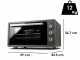Girmi FE45 - Horno el&eacute;ctrico ventilado 45LT 1400W
