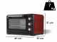 Girmi FE30 - Horno el&eacute;ctrico ventilado 30LT 1600W