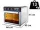 DCG FR2202 - Horno el&eacute;ctrico - Freidora de aire LT 34