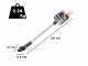 Girmi AP91 - Aspiradora recargable sin cable - Bater&iacute;a de iones de litio 22.2 V/ 2.5 Ah