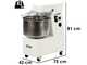 Mixer 3000 H2O - Amasadora de espiral de alta hidrataci&oacute;n -  24Kg - Trif&aacute;sica