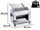 Imperia New Restaurant Professional Ruvida - M&aacute;quina de hacer pasta el&eacute;ctrica INOX 160W