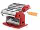 Imperia iPasta T.2/6,5 mm Roja - M&aacute;quina de hacer pasta manual INOX
