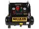 Nuair Siltek TB 6 - Compresor de aire el&eacute;ctrico port&aacute;til monof&aacute;sico silencioso, sin aceite - Motor 1.5 HP - 6 L
