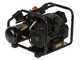 Nuair Siltek TB 6 - Compresor de aire el&eacute;ctrico port&aacute;til monof&aacute;sico silencioso, sin aceite - Motor 1.5 HP - 6 L