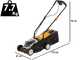 Batavia 7064713 - Cortac&eacute;sped de bater&iacute;a - 18 V 4 Ah - Corte de 32 cm