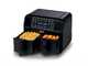 Ariete 4623 Airy Fryer Dual - Freidora de aire digital recipiente doble