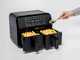 Ariete 4623 Airy Fryer Dual - Freidora de aire digital recipiente doble