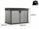 Keter Grande Store - Armario para herramientas de jard&iacute;n - 190.5x109.3x132.5 cm