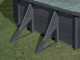 Gre Kea Ovalada 610x375x120cm - Piscina desmontable de acero