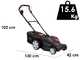 AL-KO 38.1 Li Easy - Cortac&eacute;sped de bater&iacute;a - Corte de 37 cm - 2 x 18V/4,0 Ah
