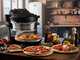 Ariete Pizzeria Nero 0927/01 - Horno el&eacute;ctrico para pizzas doble