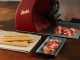 Berkel Home Line Plus 200 Rojo Mate - Cortadora de fiambre con cuchilla de 195 mm