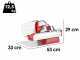 Berkel Home Line Plus 200 Rojo Mate - Cortadora de fiambre con cuchilla de 195 mm