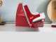 Berkel Home Line Plus 200 Rojo Mate - Cortadora de fiambre con cuchilla de 195 mm