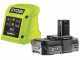 Ryobi RY18HT50A-120 - Cortasetos de bater&iacute;a - Cuchilla de 50 cm - 18V 2Ah