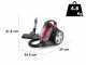 Ariete 2753 J-Force - Aspirador de trineo multicicl&oacute;nico sin bolsa - 700W