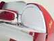 Berkel Home Line Plus 250 Rojo Mate - Cortadora de fiambre con cuchilla de 250 mm