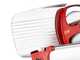 Berkel Home Line Plus 250 Rojo Mate - Cortadora de fiambre con cuchilla de 250 mm