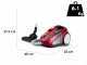 Ariete 2791 Jet Force - Aspirador de trineo multicicl&oacute;nico sin bolsa - 800W
