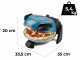 G3 Ferrari Delizia Blu - Horno para pizza el&eacute;ctrico