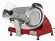 Berkel Red Line 250 Rojo Mate - Cortadora de fiambre con cuchilla de acero de 250 mm