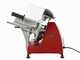 Berkel Red Line 250 Rojo Mate - Cortadora de fiambre con cuchilla de acero de 250 mm