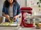 KitchenAid Heavy Duty 5KSM55SXX Roja - Amasadora Planetaria