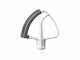 KitchenAid 5KFE5T - Batidor plano con borde de silicona blanco