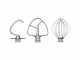 KitchenAid 5KSM5TH3PSS - Set 3 accesorios acero inoxidable