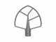 KitchenAid 5KSMBLSF - Batidor plano con revestimiento plateado