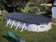 Cubierta para piscina ovalada Gre 730 x 375 cm