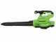 Greenworks GD48BVII - Soplador - Aspirador de bater&iacute;a - 48V - BATER&Iacute;A Y CARGADOR NO EST&Aacute;N INCLUIDOS