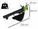Greenworks GD48BVIIK4 - Soplador - Aspirador de bater&iacute;a 48V/4ah