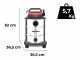 G3 Ferrari Fusto - Aspirador de s&oacute;lidos y l&iacute;quidos - Bid&oacute;n de 30 L
