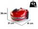 Spice Electronics Diavola Pro V 2.0 Rojo - Horno el&eacute;ctrico para pizza - Piedra refractaria